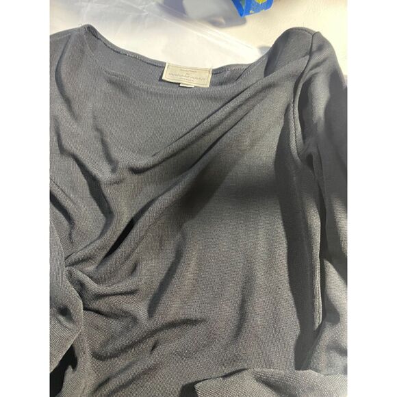 Brenda French for French Rags, heavy rayon knit top size M - Picture 12 of 14